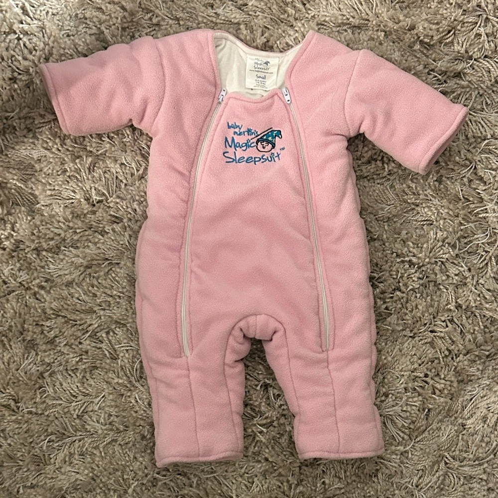 Pink Baby Merlin’s Magic Sleepsuit